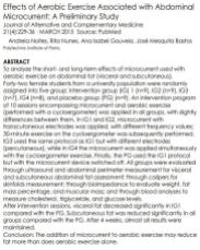Effects of Aerobic Exercise Associated with Abdominal Microcurrent